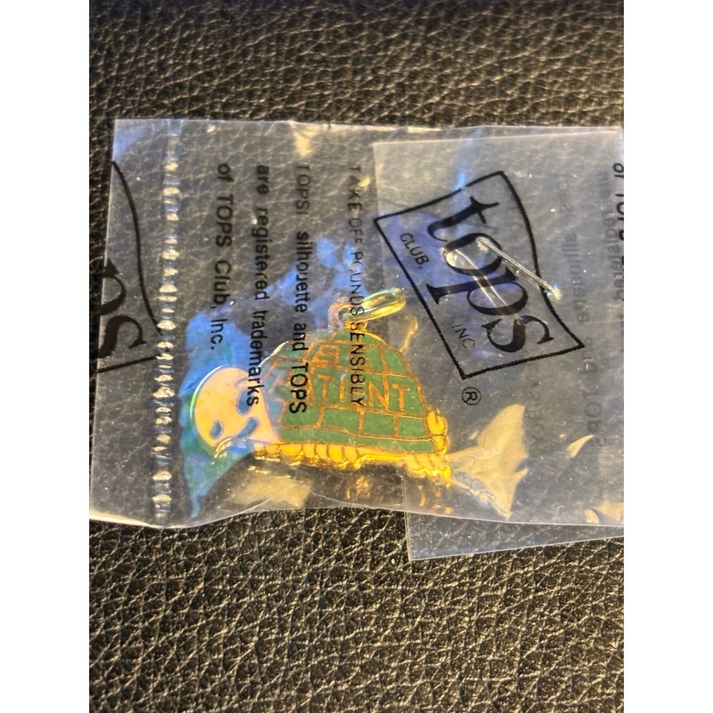Take Off Pounds Sensibly TOPS Cares A Lot Charm Pendant NEW  Be Patient